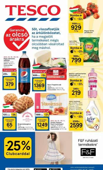 Újság TESCO - 2022.04.20 - 2022.04.27.