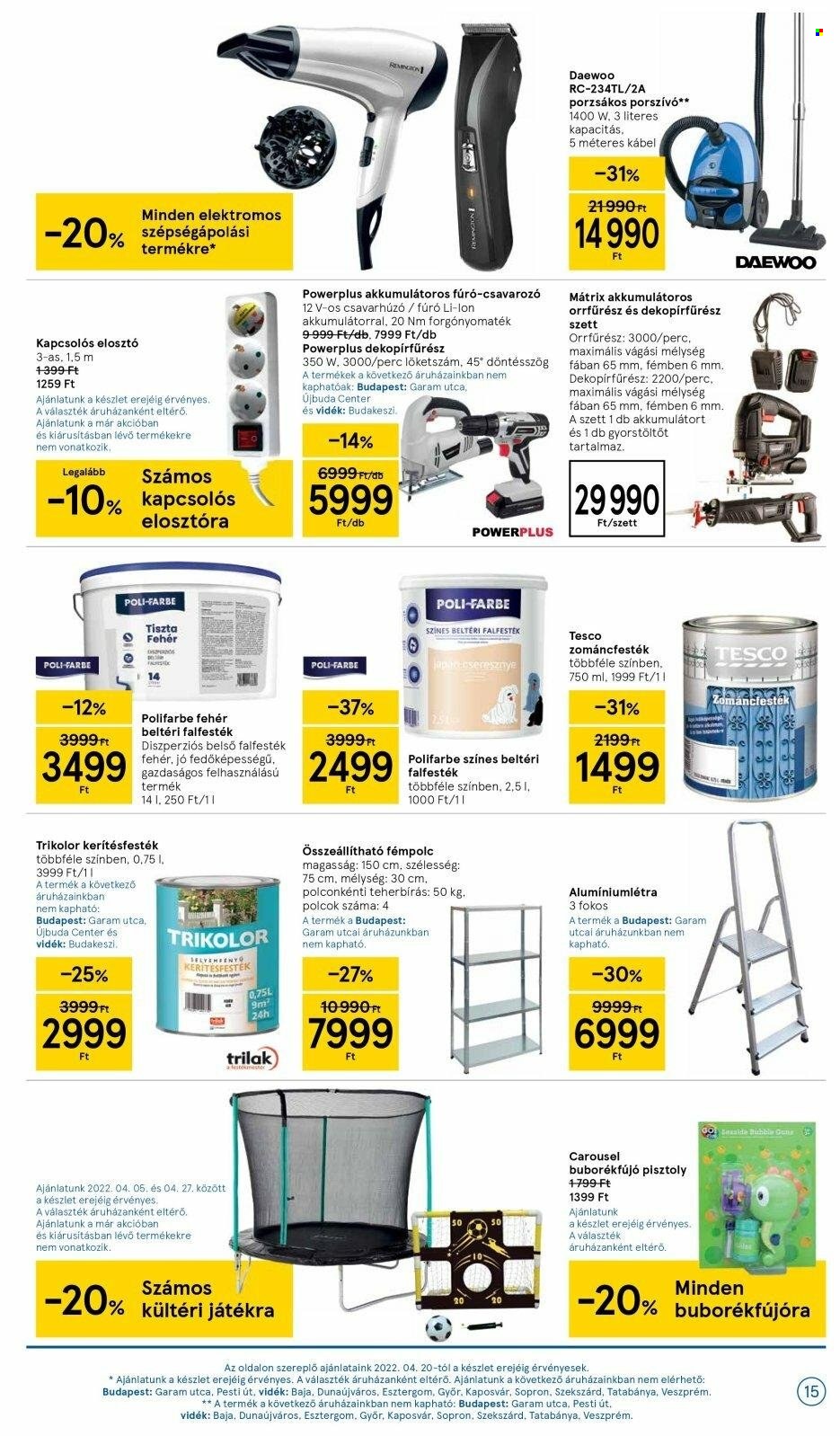 TESCO akciós újságok - 2022.04.20 - 2022.04.27. Oldal 15