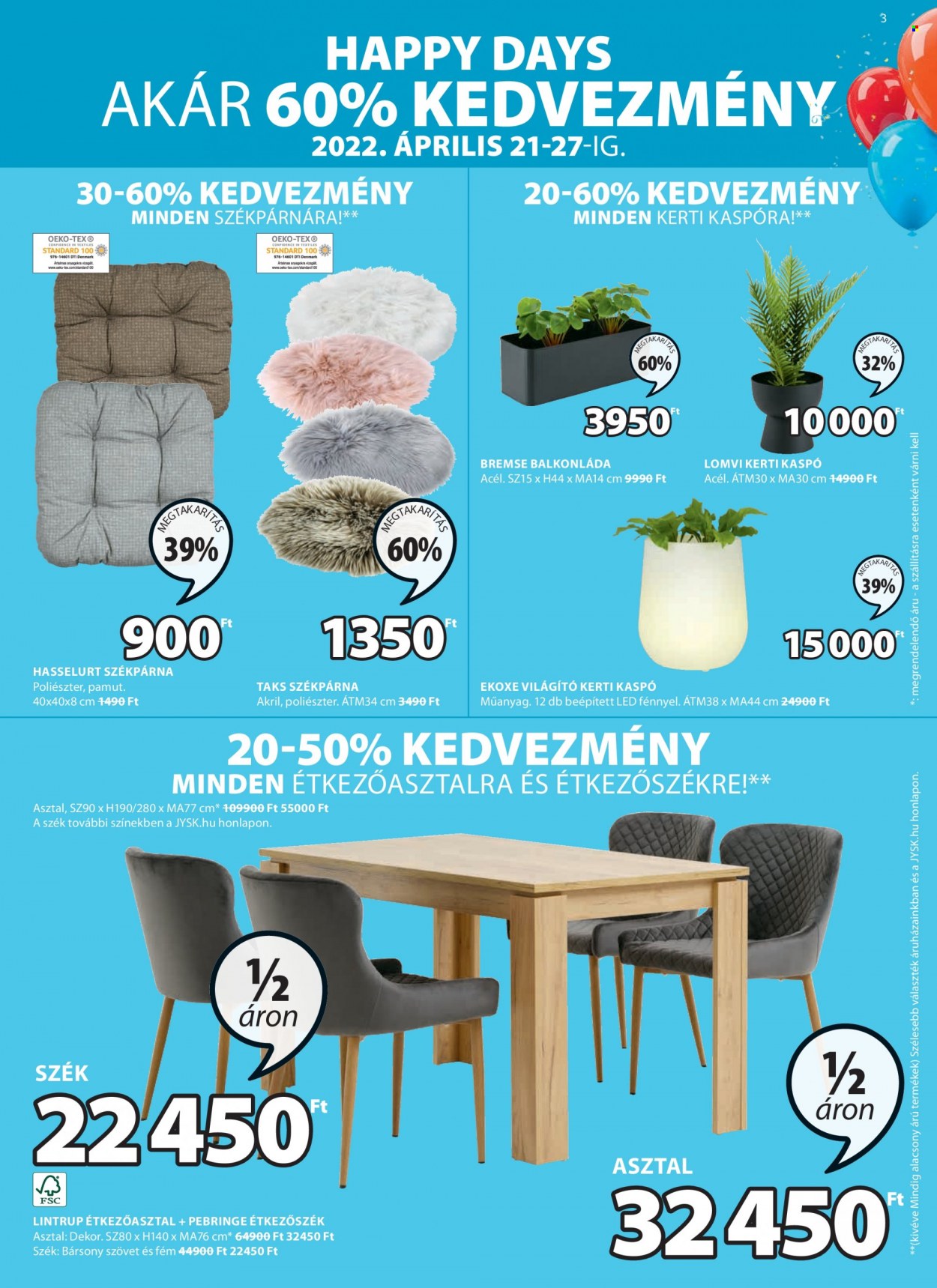 JYSK akciós újságok - 2022.04.21 - 2022.05.04. Oldal 3