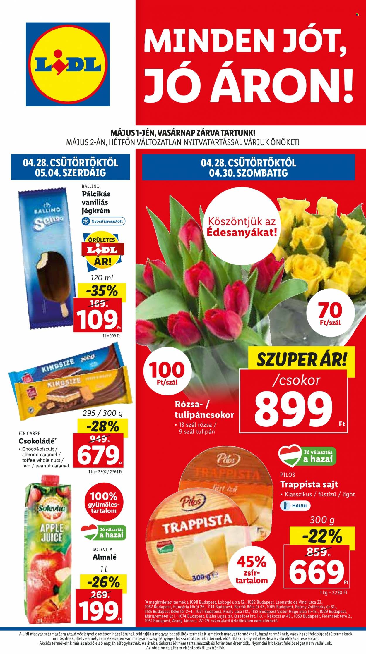 Lidl akciós újságok - 2022.04.28 - 2022.05.04. Oldal 1