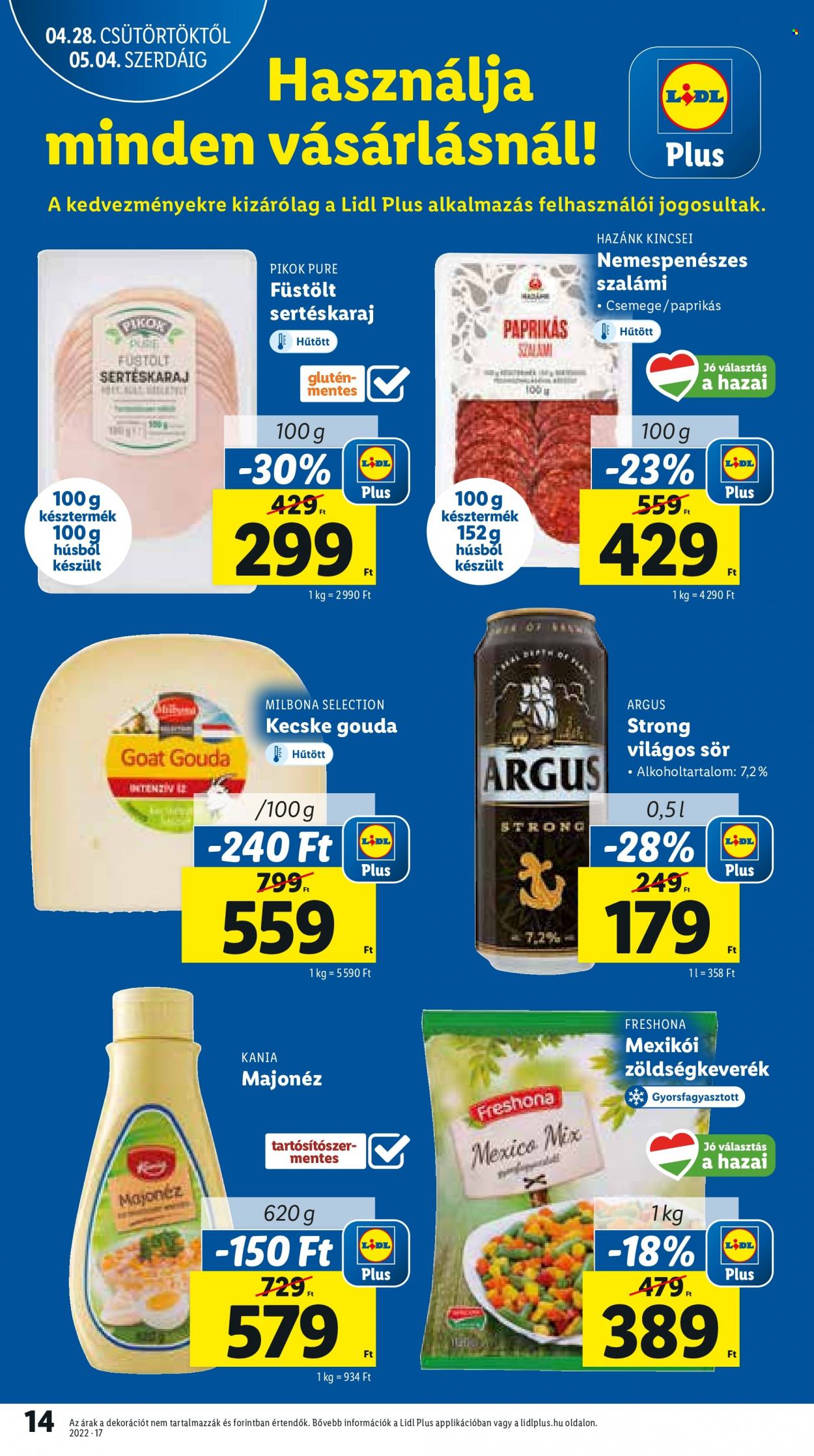 Lidl akciós újságok - 2022.04.28 - 2022.05.04. Oldal 14