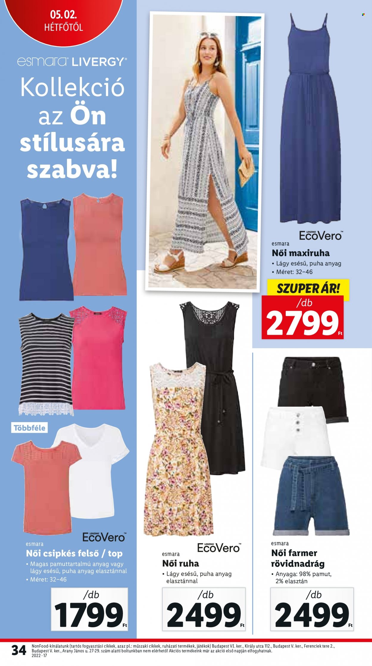 Lidl akciós újságok - 2022.04.28 - 2022.05.04. Oldal 34