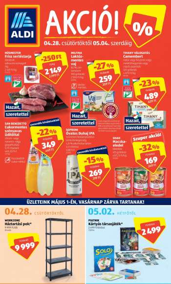 Újság Aldi - 2022.04.28 - 2022.05.04.