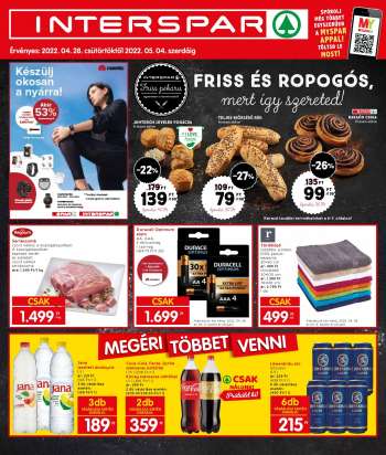 Újság INTERSPAR - 2022.04.28 - 2022.05.04.