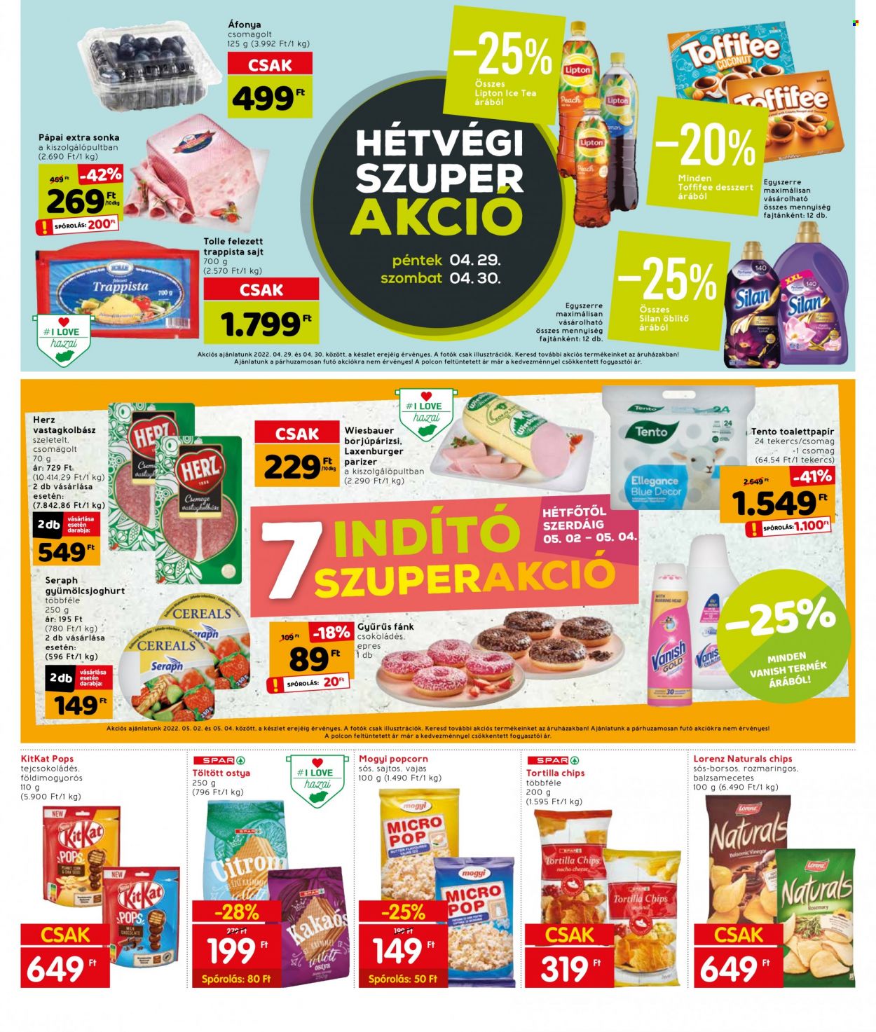 INTERSPAR akciós újságok - 2022.04.28 - 2022.05.04. Oldal 28