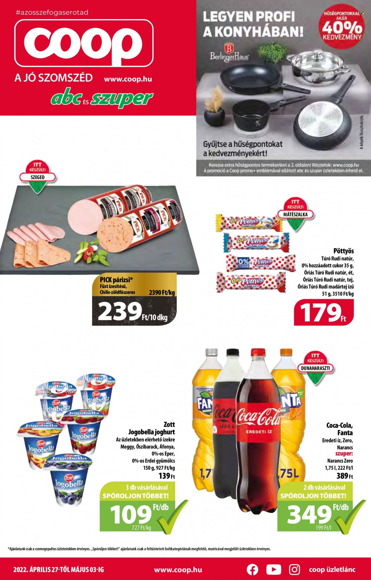 Coop akciós újságok - 2022.04.27 - 2022.05.03. Oldal 1