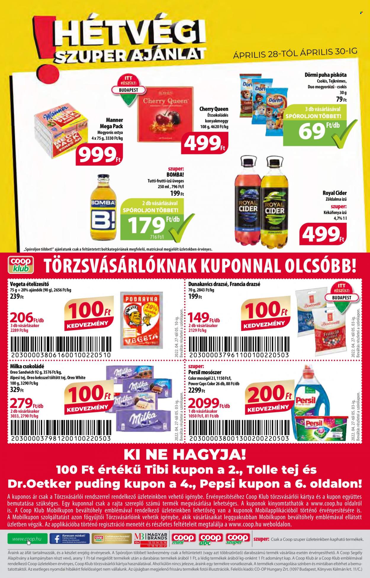 Coop akciós újságok - 2022.04.27 - 2022.05.03. Oldal 8