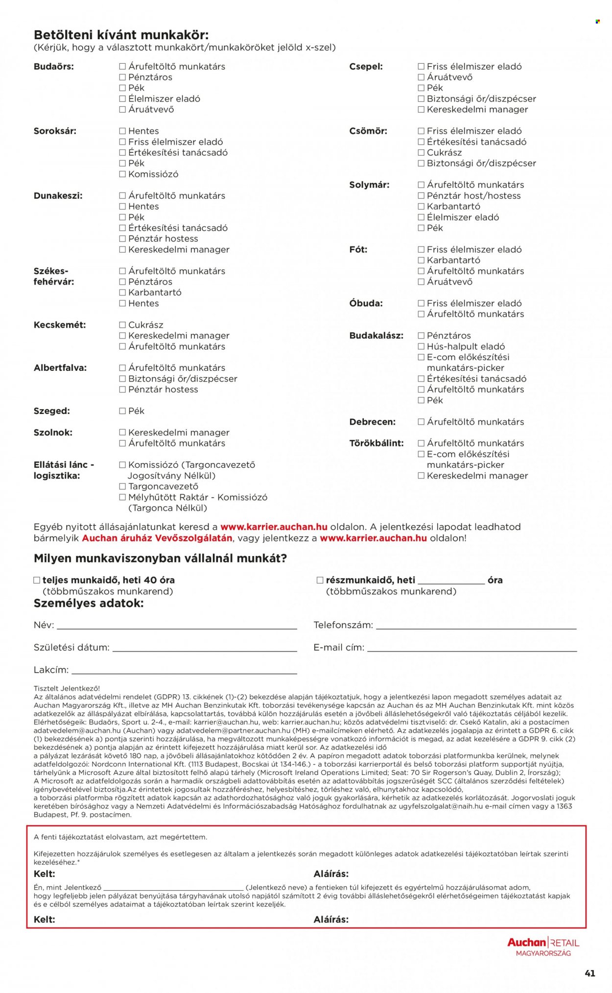 Auchan akciós újságok - 2022.04.28 - 2022.05.04. Oldal 41