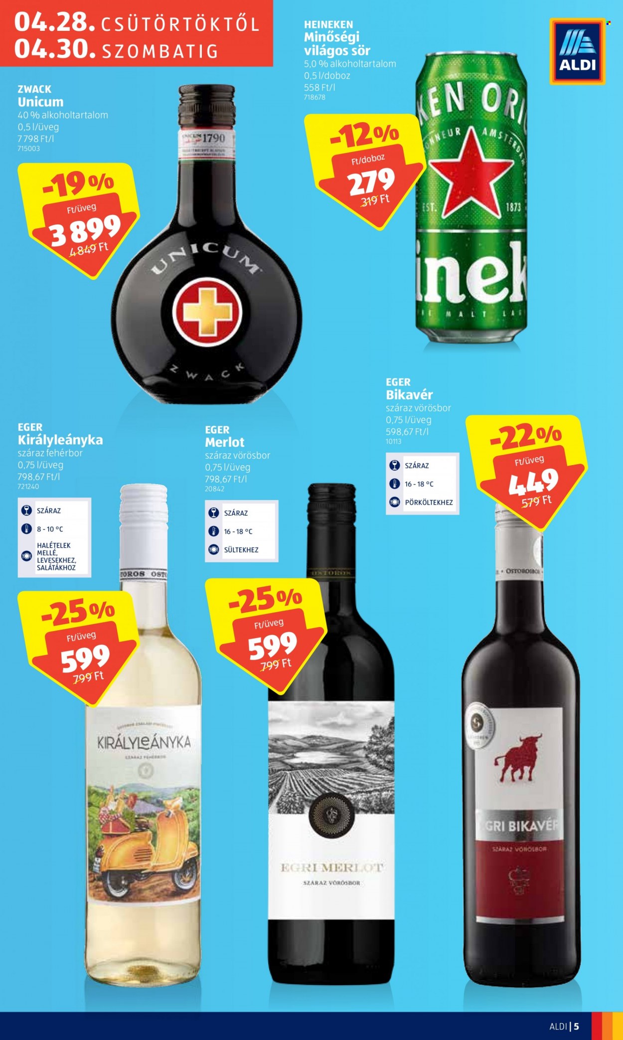 Aldi akciós újságok - 2022.04.28 - 2022.04.30. Oldal 5