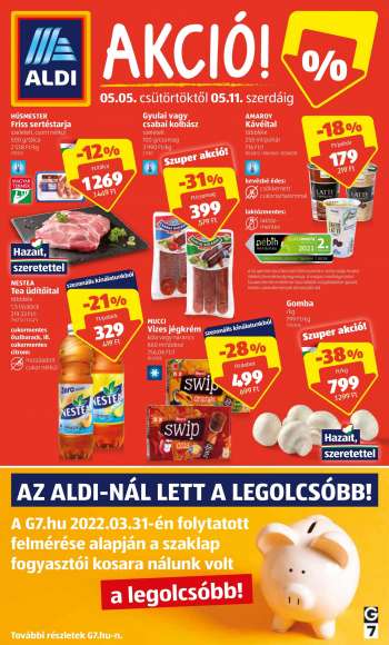 Újság Aldi - 2022.05.05 - 2022.05.11.