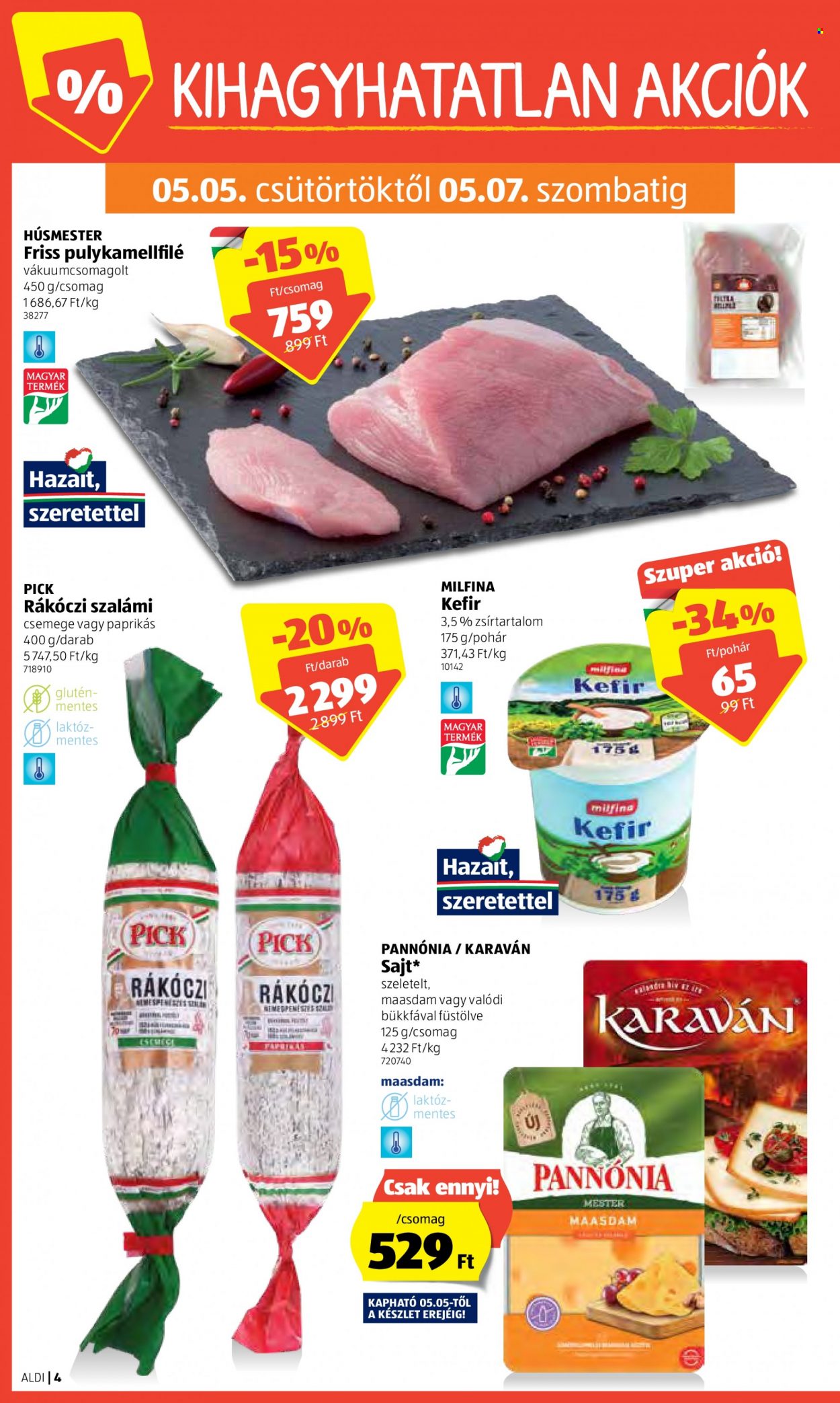 Aldi akciós újságok - 2022.05.05 - 2022.05.11. Oldal 4