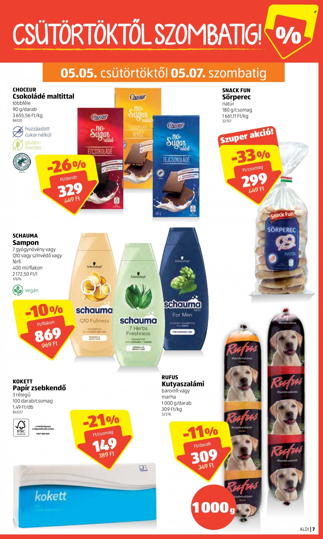 Aldi akciós újságok - 2022.05.05 - 2022.05.11. Oldal 7