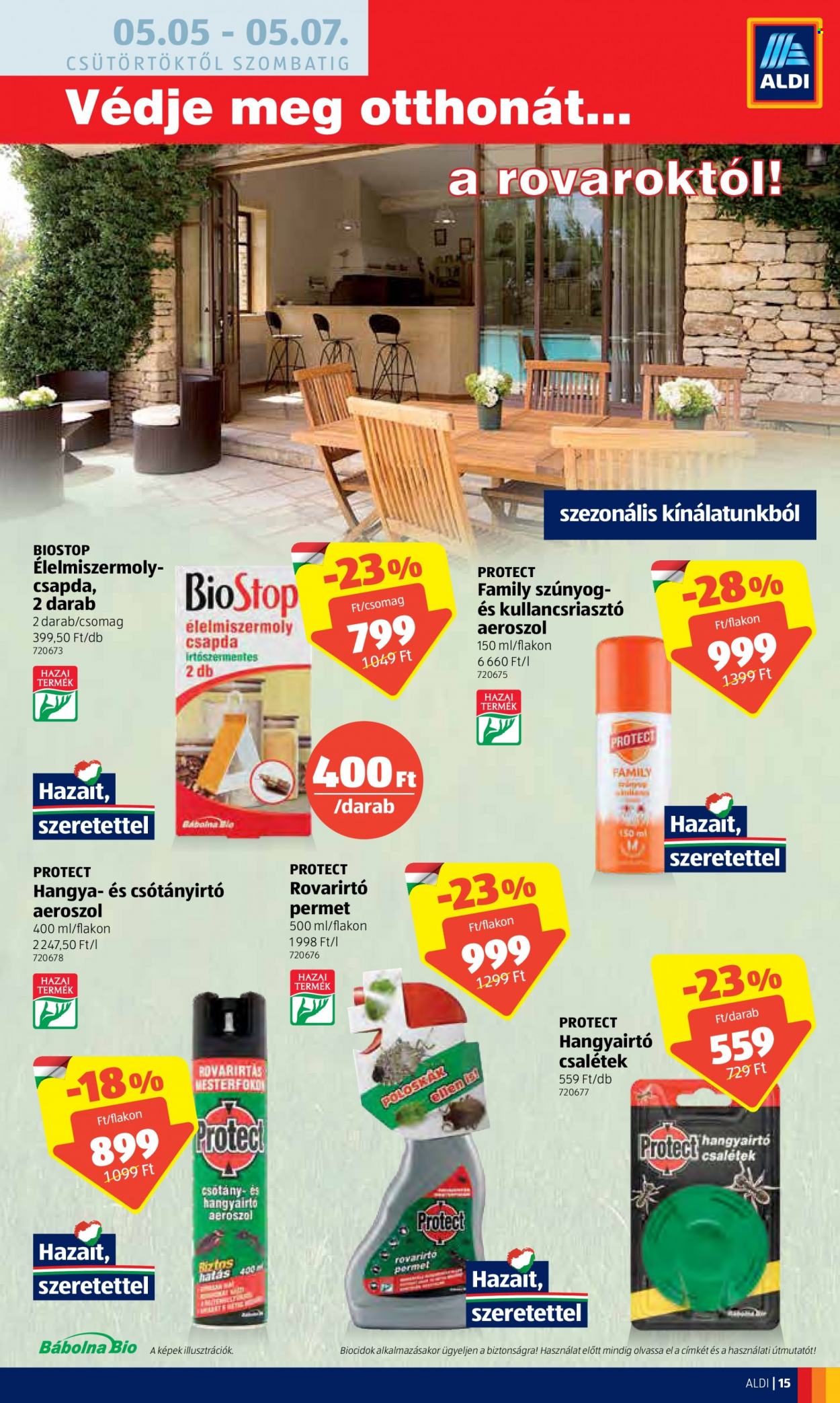 Aldi akciós újságok - 2022.05.05 - 2022.05.11. Oldal 15
