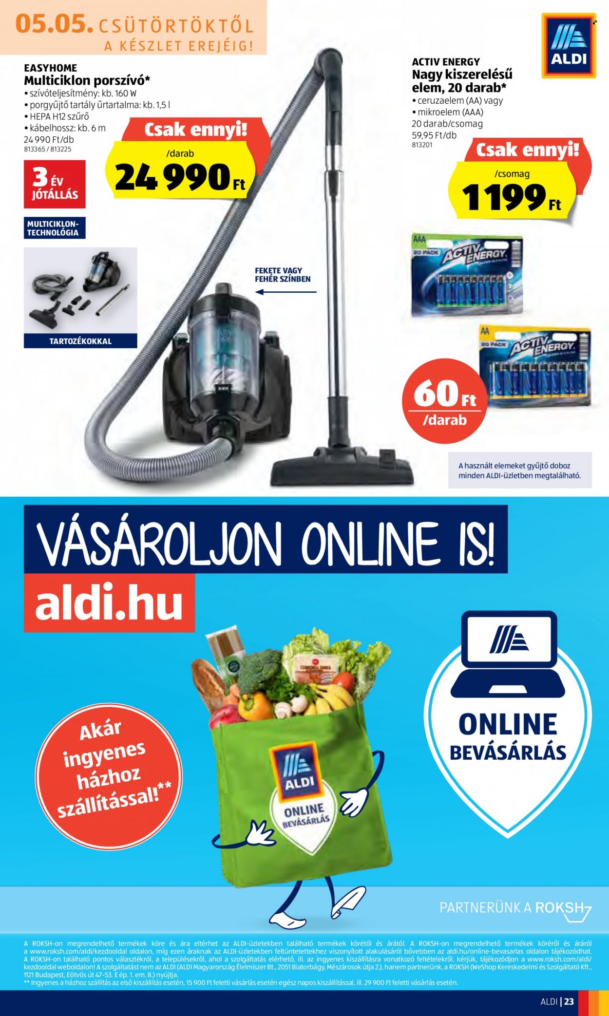 Aldi akciós újságok - 2022.05.05 - 2022.05.11. Oldal 23