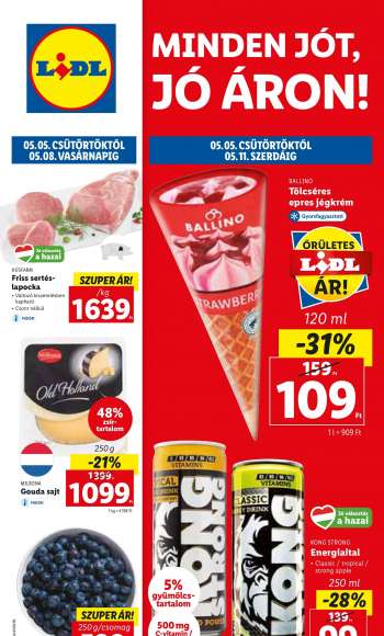 Újság Lidl - 2022.05.05 - 2022.05.11.