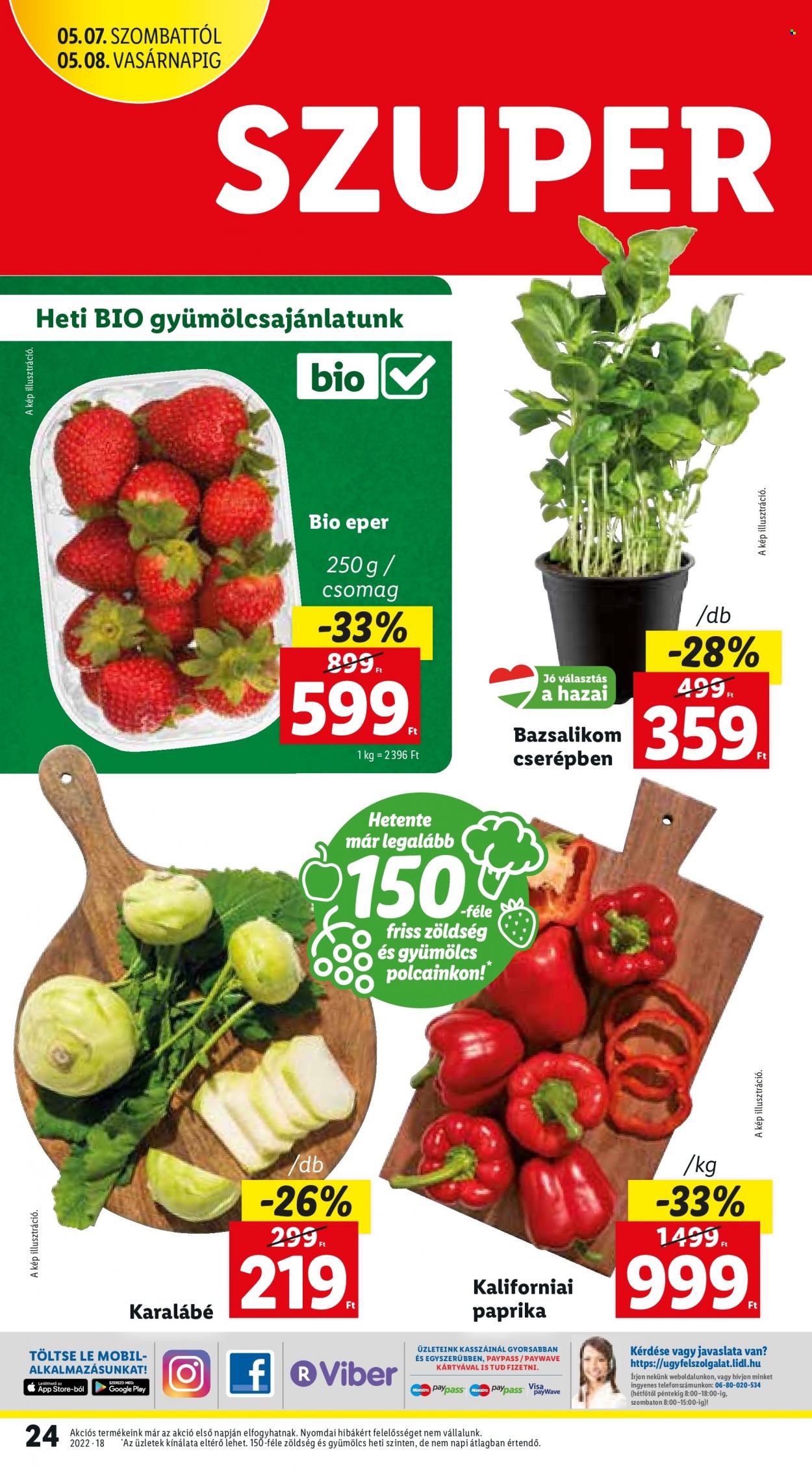 Lidl akciós újságok - 2022.05.05 - 2022.05.11. Oldal 24
