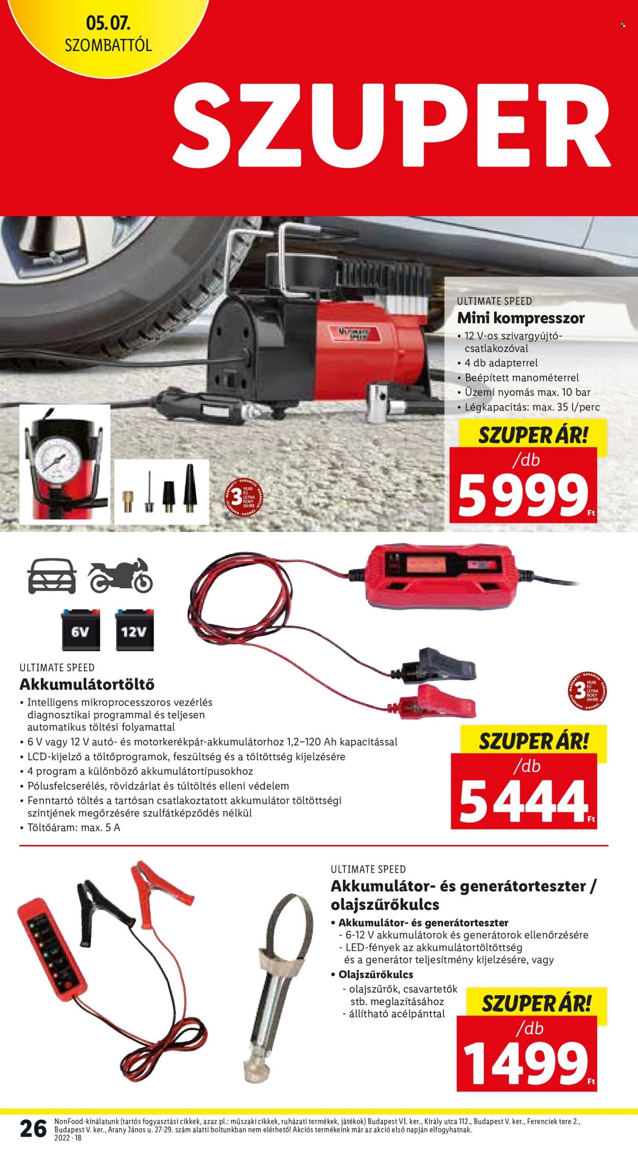 Lidl akciós újságok - 2022.05.05 - 2022.05.11. Oldal 26