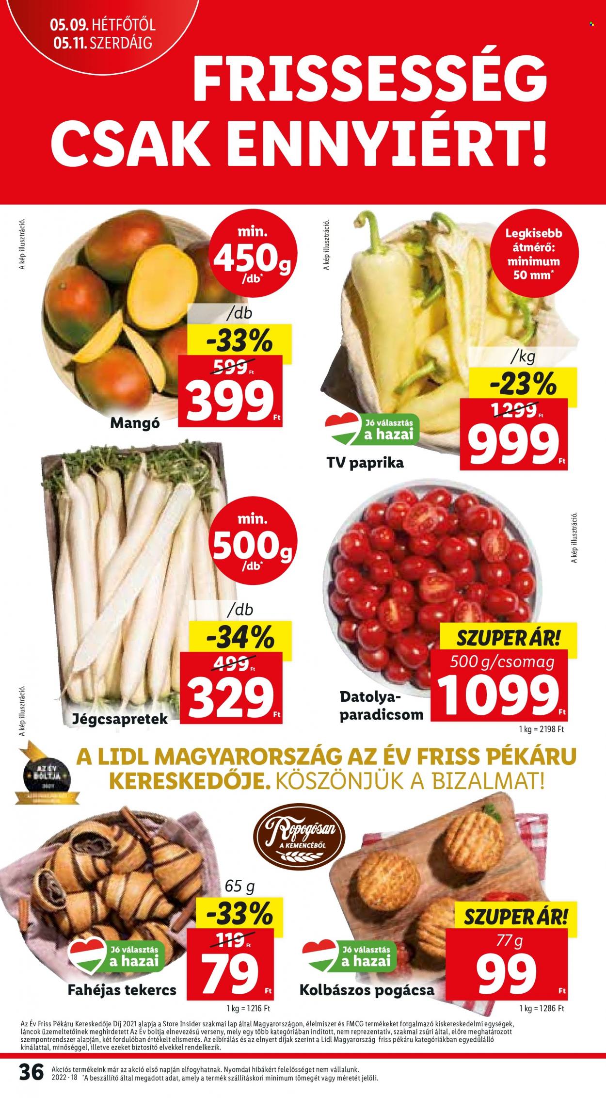 Lidl akciós újságok - 2022.05.05 - 2022.05.11. Oldal 36