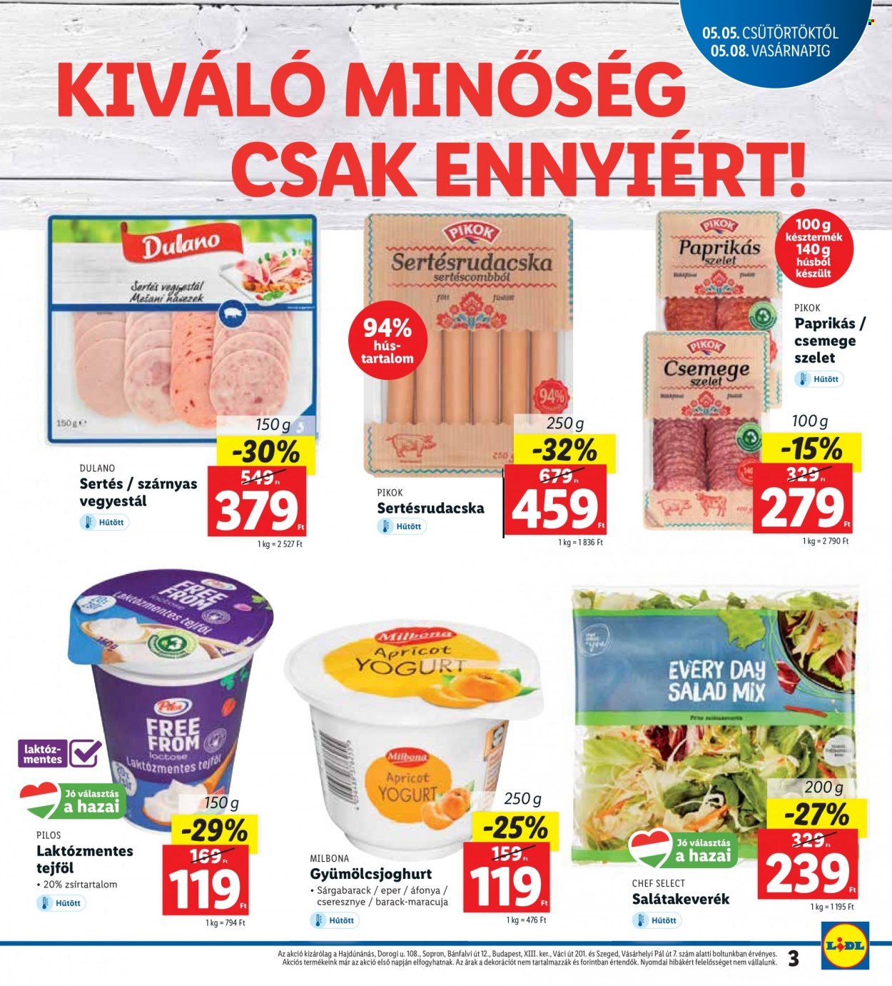 Lidl akciós újságok - 2022.05.05 - 2022.05.08. Oldal 3