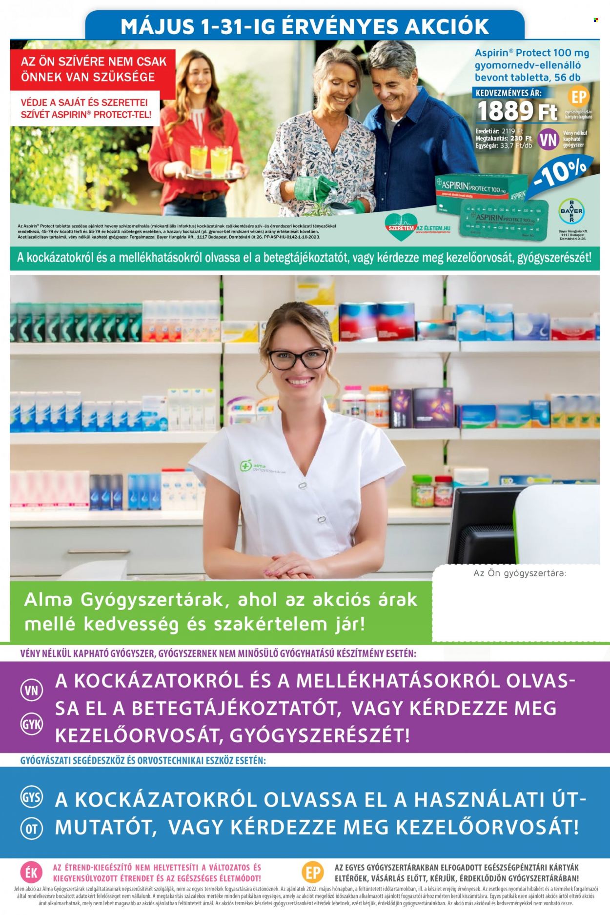 Alma Gyógyszertárak akciós újságok - 2022.05.01 - 2022.05.31. Oldal 20