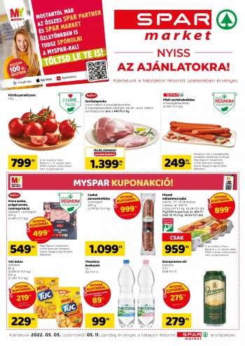 Újság SPAR market - 2022.05.05 - 2022.05.11.