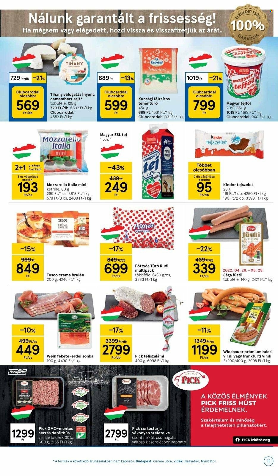 TESCO akciós újságok - 2022.05.05 - 2022.05.11. Oldal 11