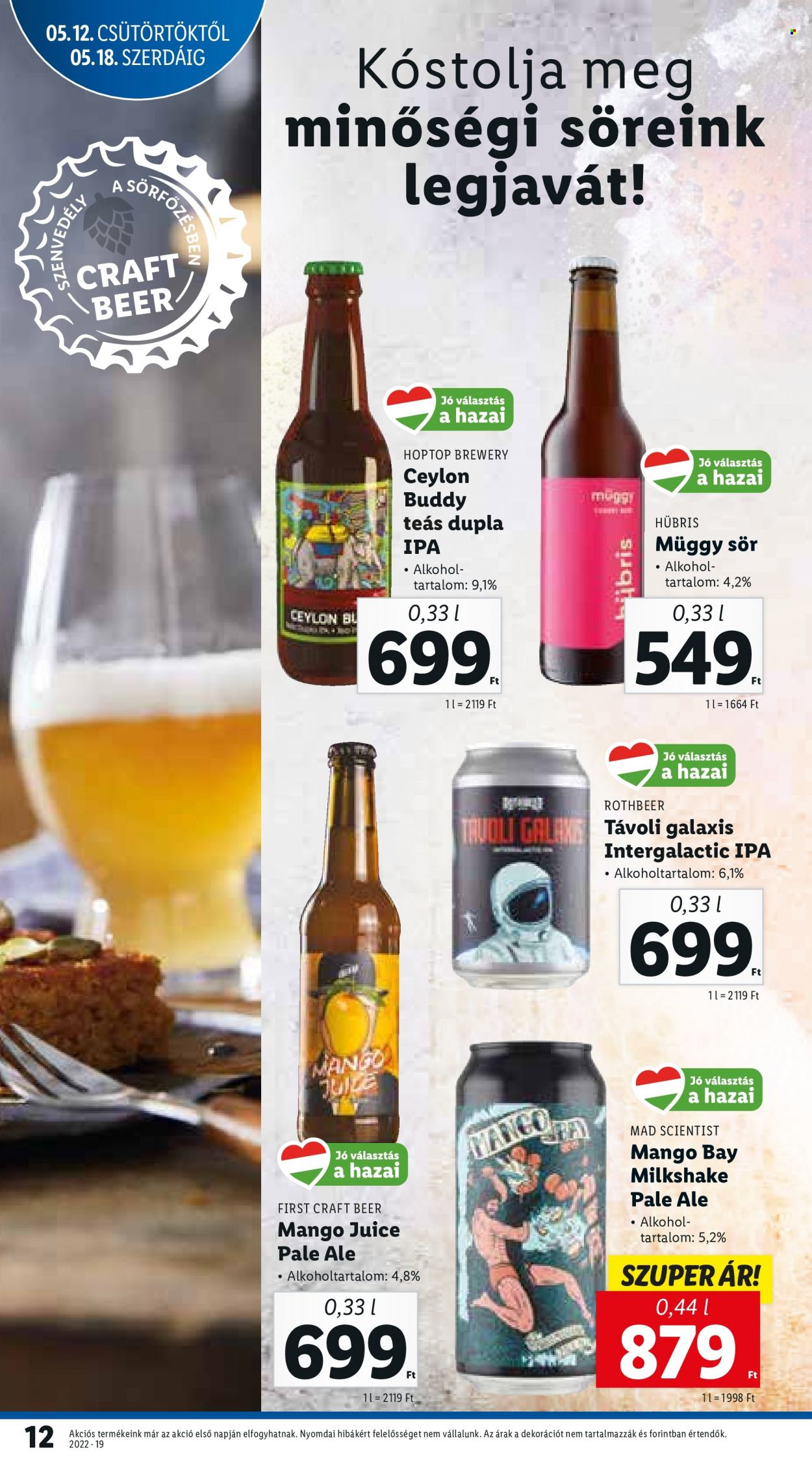 Lidl akciós újságok - 2022.05.12 - 2022.05.18. Oldal 12