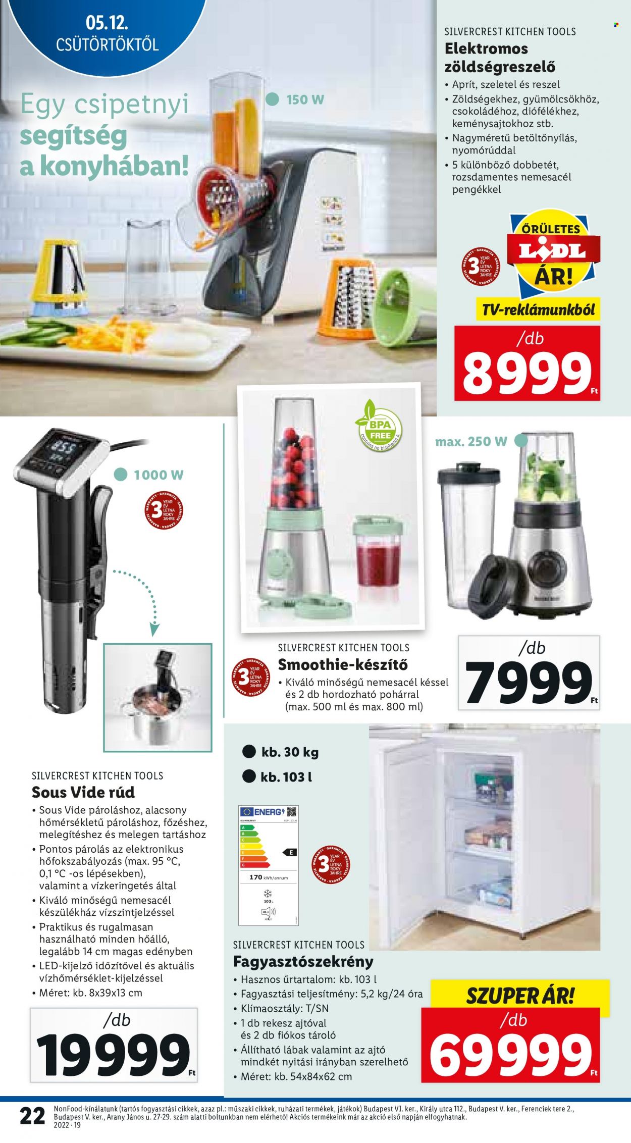 Lidl akciós újságok - 2022.05.12 - 2022.05.18. Oldal 22