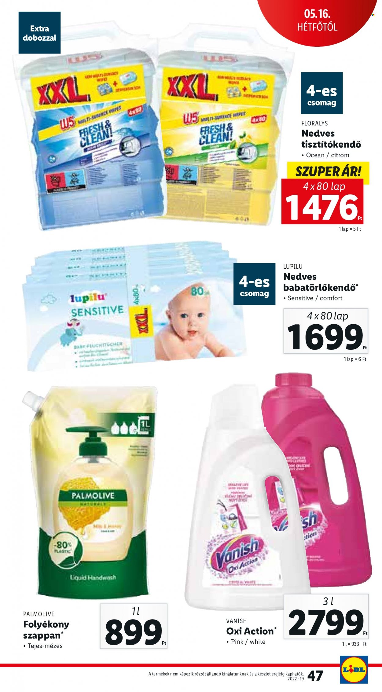 Lidl akciós újságok - 2022.05.12 - 2022.05.18. Oldal 47