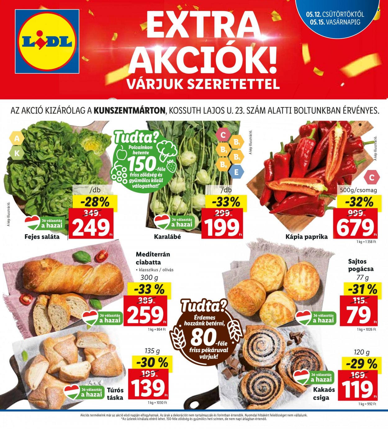 Lidl akciós újságok - 2022.05.12 - 2022.05.15. Oldal 1