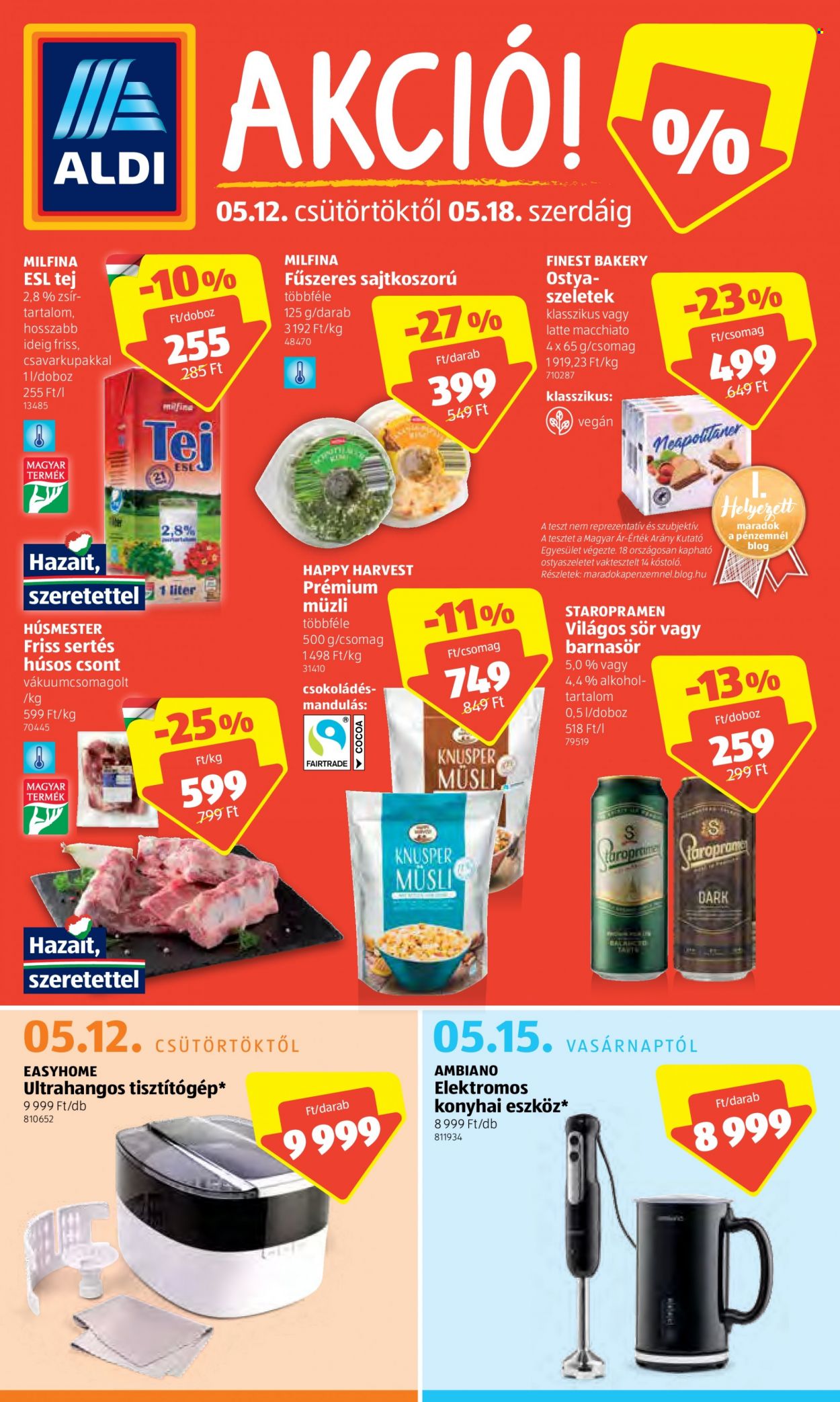 Aldi akciós újságok - 2022.05.12 - 2022.05.18. Oldal 1