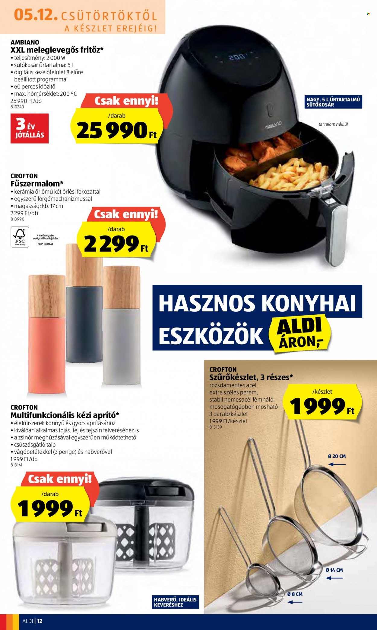 Aldi akciós újságok - 2022.05.12 - 2022.05.18. Oldal 12