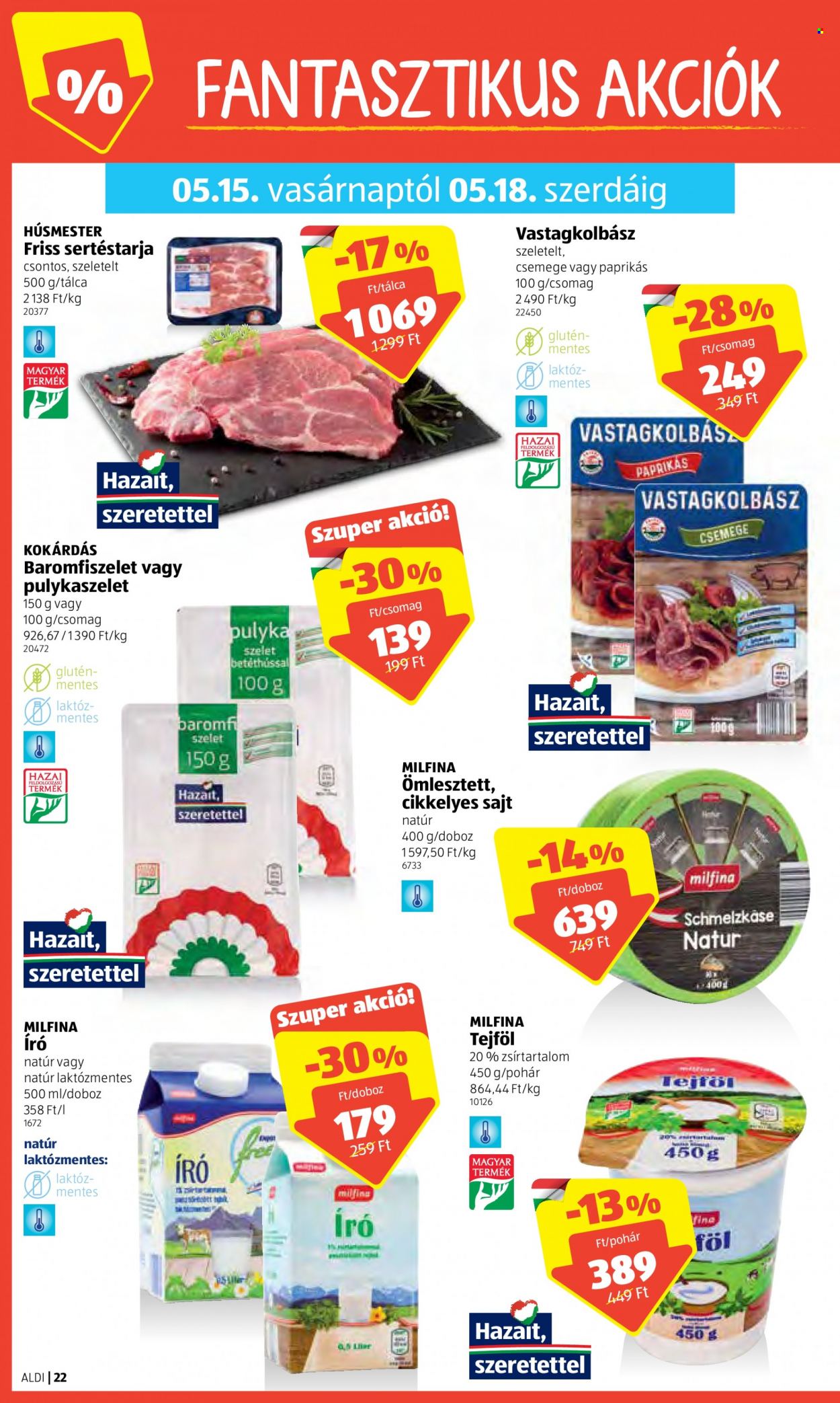 Aldi akciós újságok - 2022.05.12 - 2022.05.18. Oldal 22