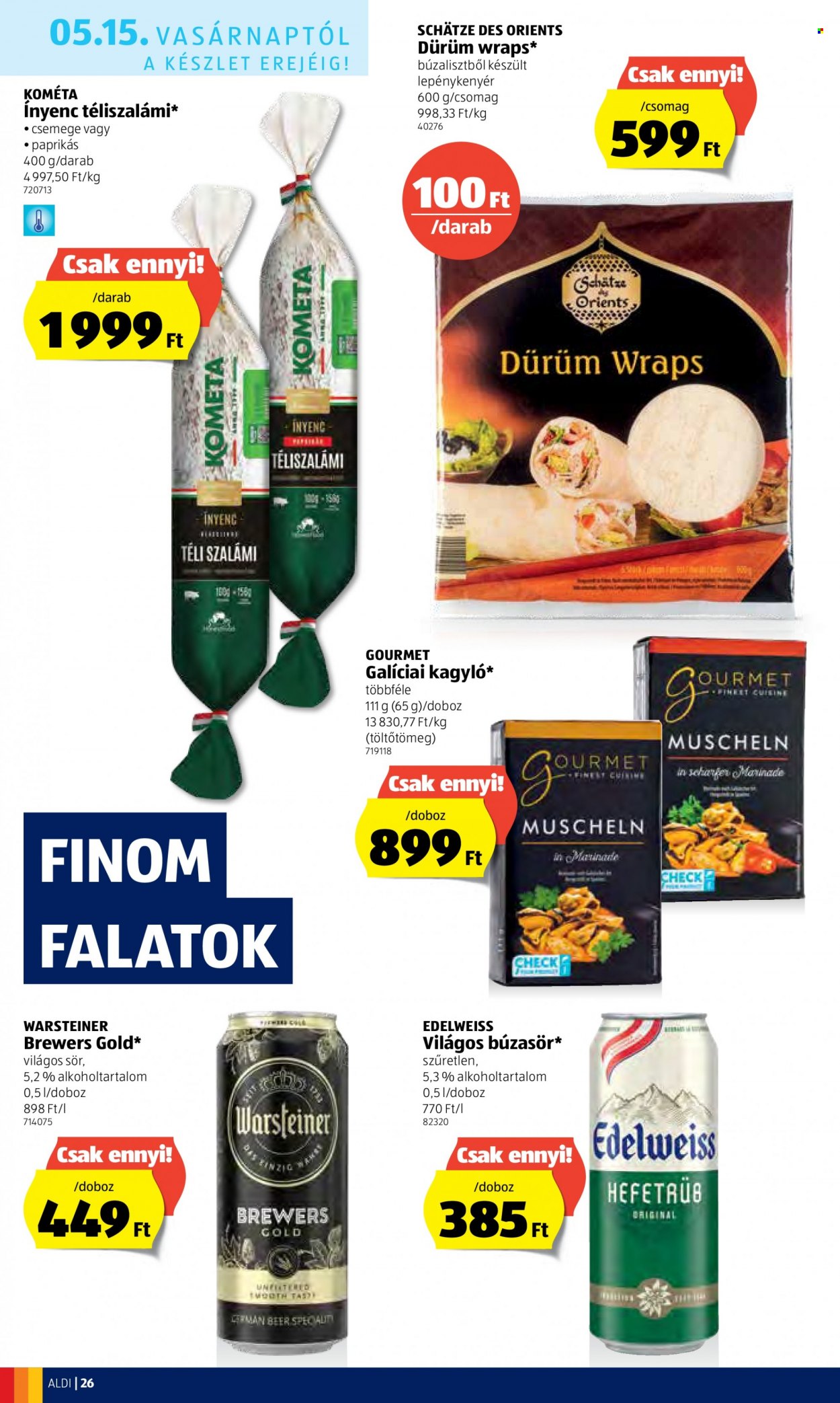 Aldi akciós újságok - 2022.05.12 - 2022.05.18. Oldal 26