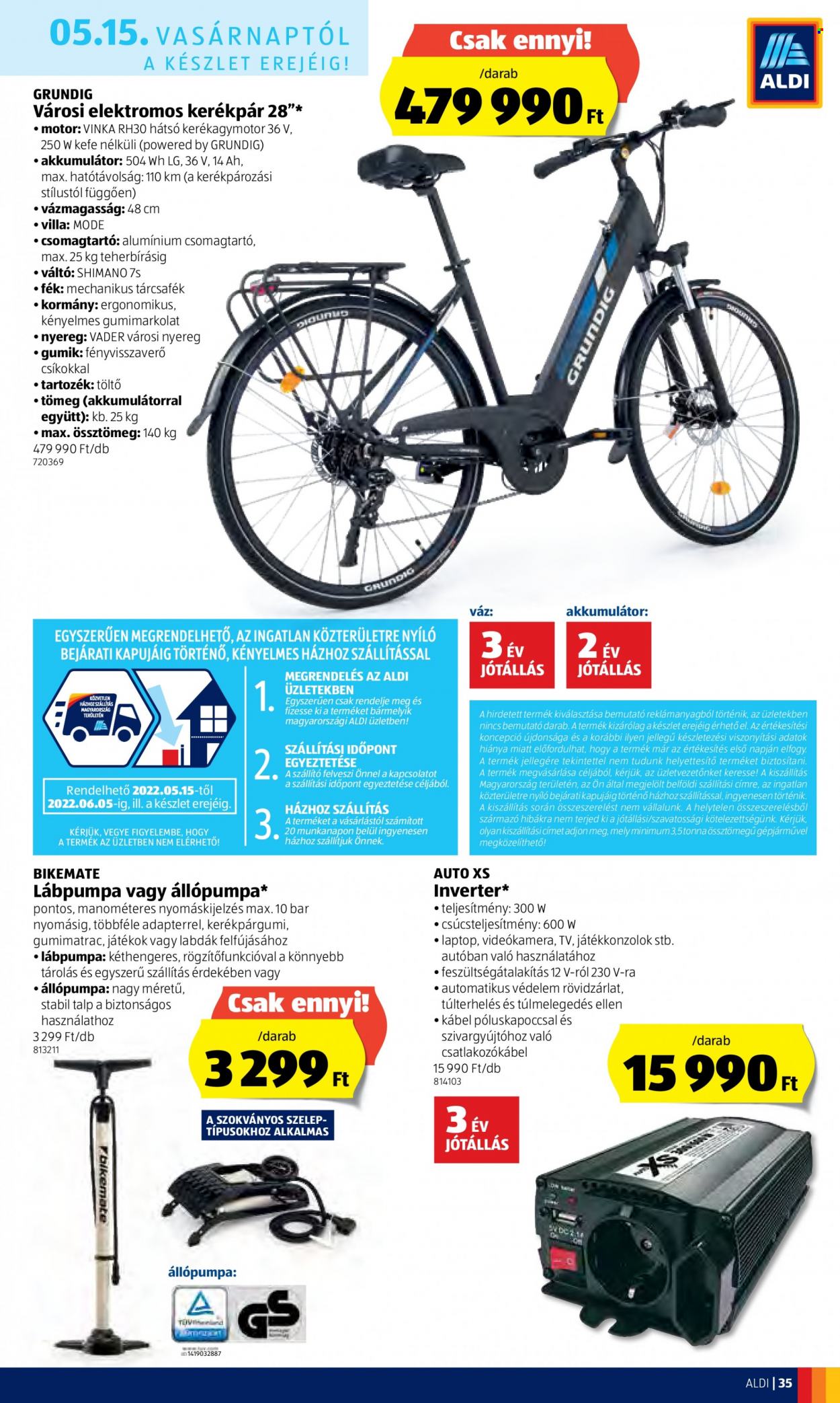 Aldi akciós újságok - 2022.05.12 - 2022.05.18. Oldal 35