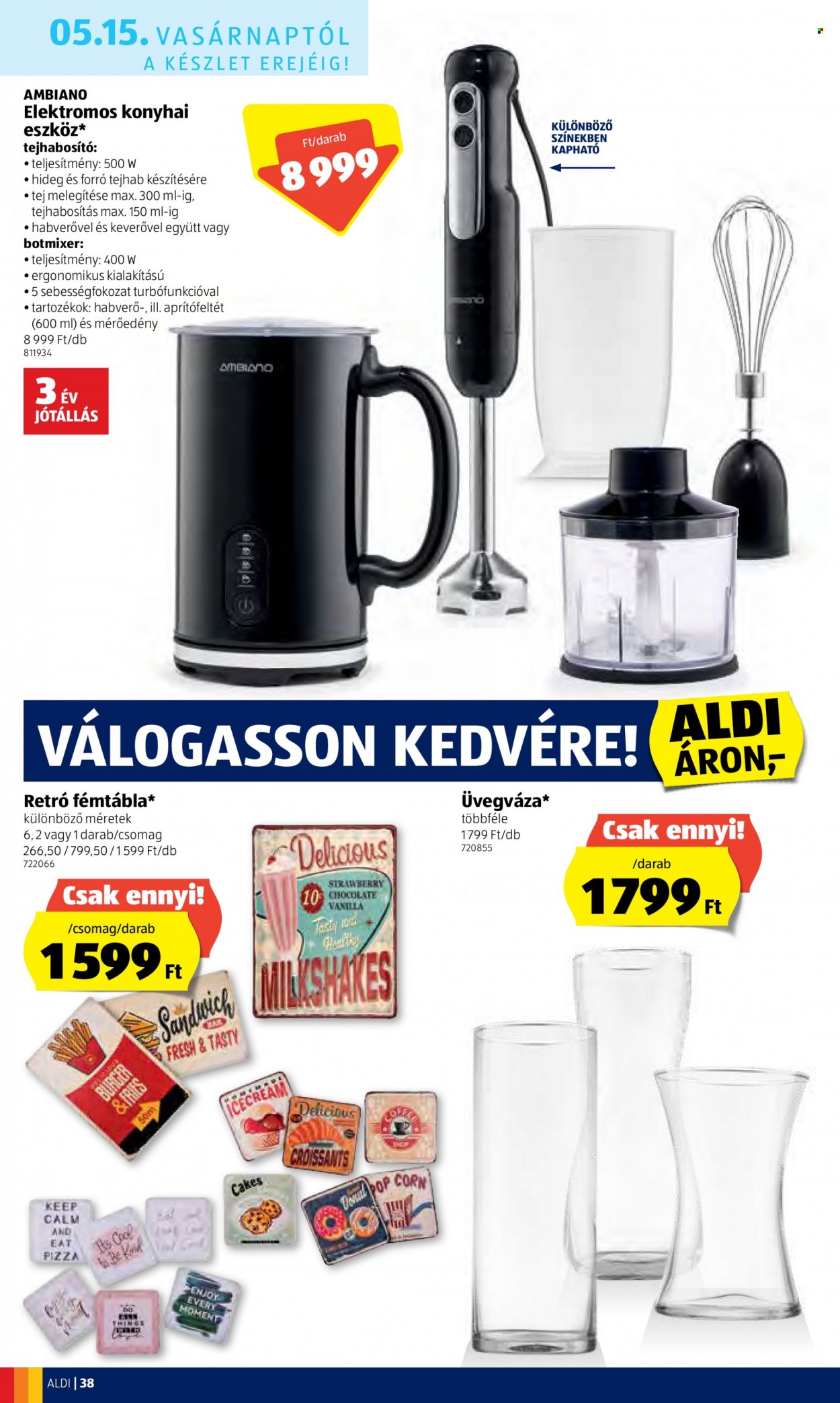 Aldi akciós újságok - 2022.05.12 - 2022.05.18. Oldal 38