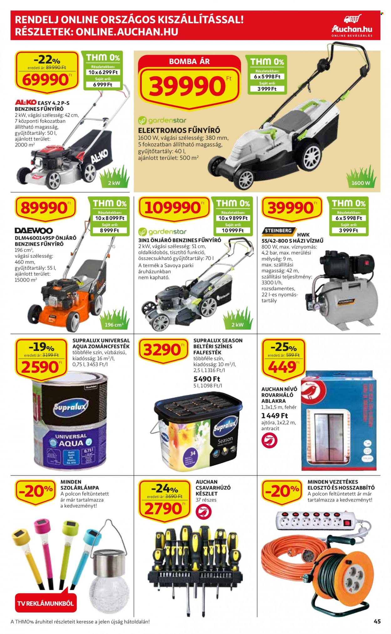 Auchan akciós újságok - 2022.05.12 - 2022.05.18. Oldal 45