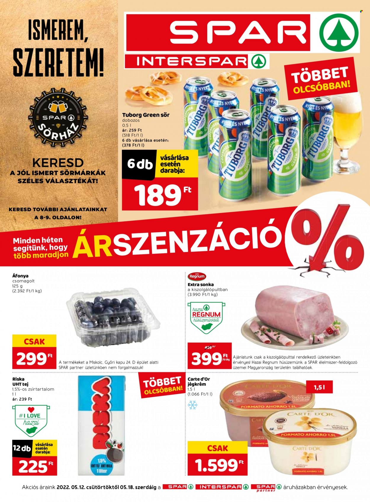 SPAR akciós újságok - 2022.05.12 - 2022.05.18. Oldal 1