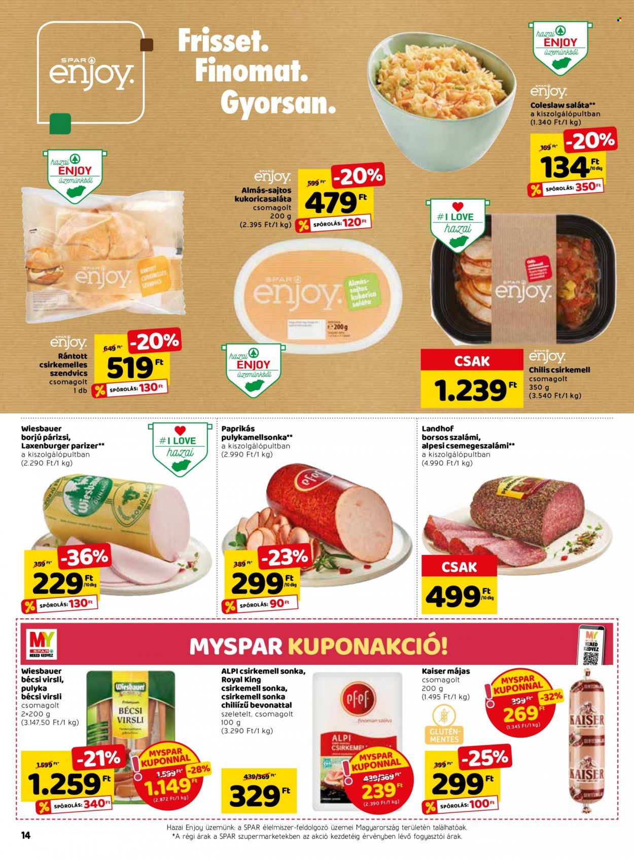 SPAR akciós újságok - 2022.05.12 - 2022.05.18. Oldal 18