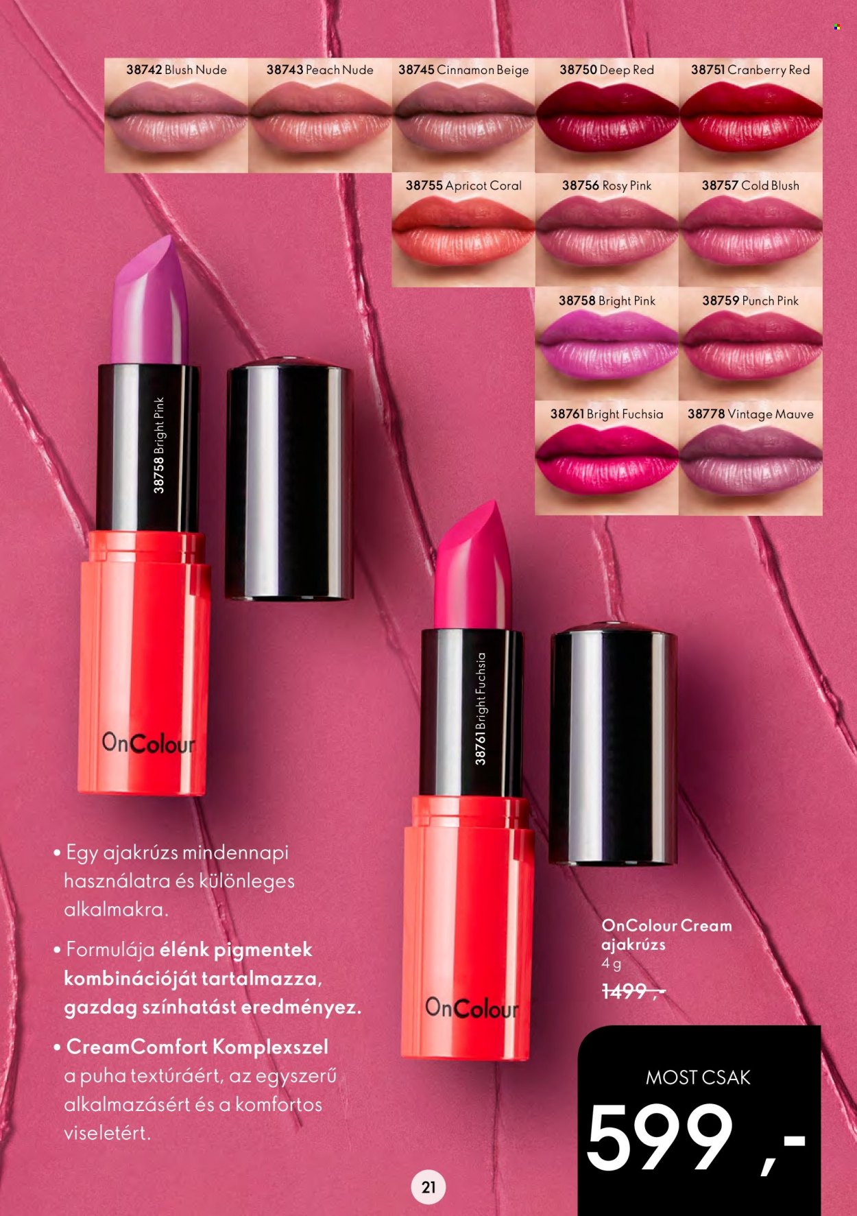 Oriflame akciós újságok - 2022.05.10 - 2022.05.30. Oldal 21