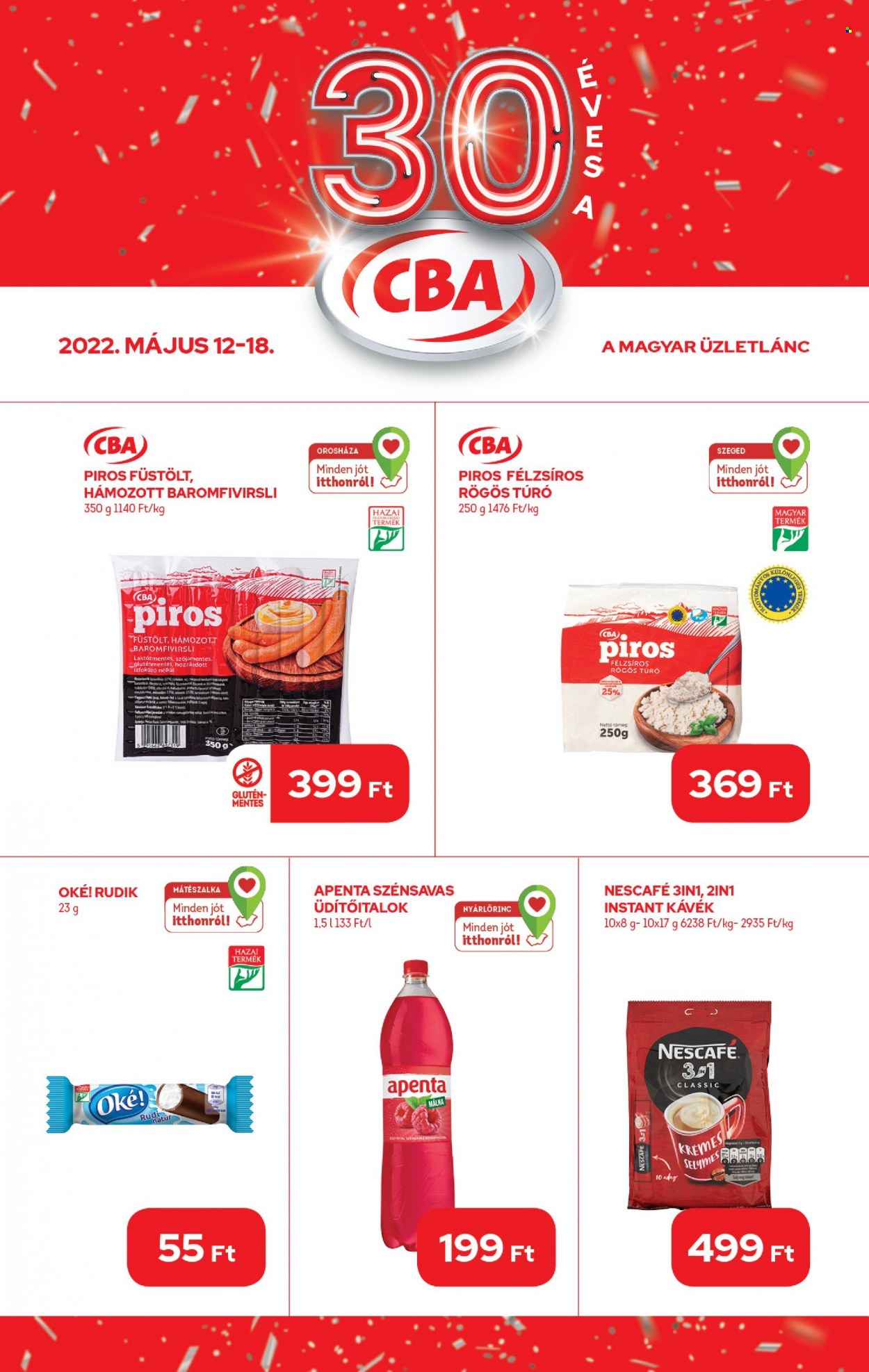 CBA akciós újságok - 2022.05.12 - 2022.05.18. Oldal 1