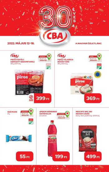 Újság CBA - 2022.05.12 - 2022.05.18.