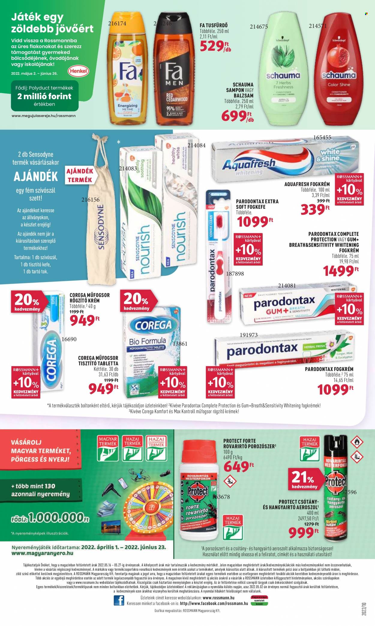Rossmann akciós újságok - 2022.05.16 - 2022.05.27. Oldal 20