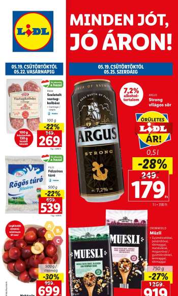 Újság Lidl - 2022.05.19 - 2022.05.25.