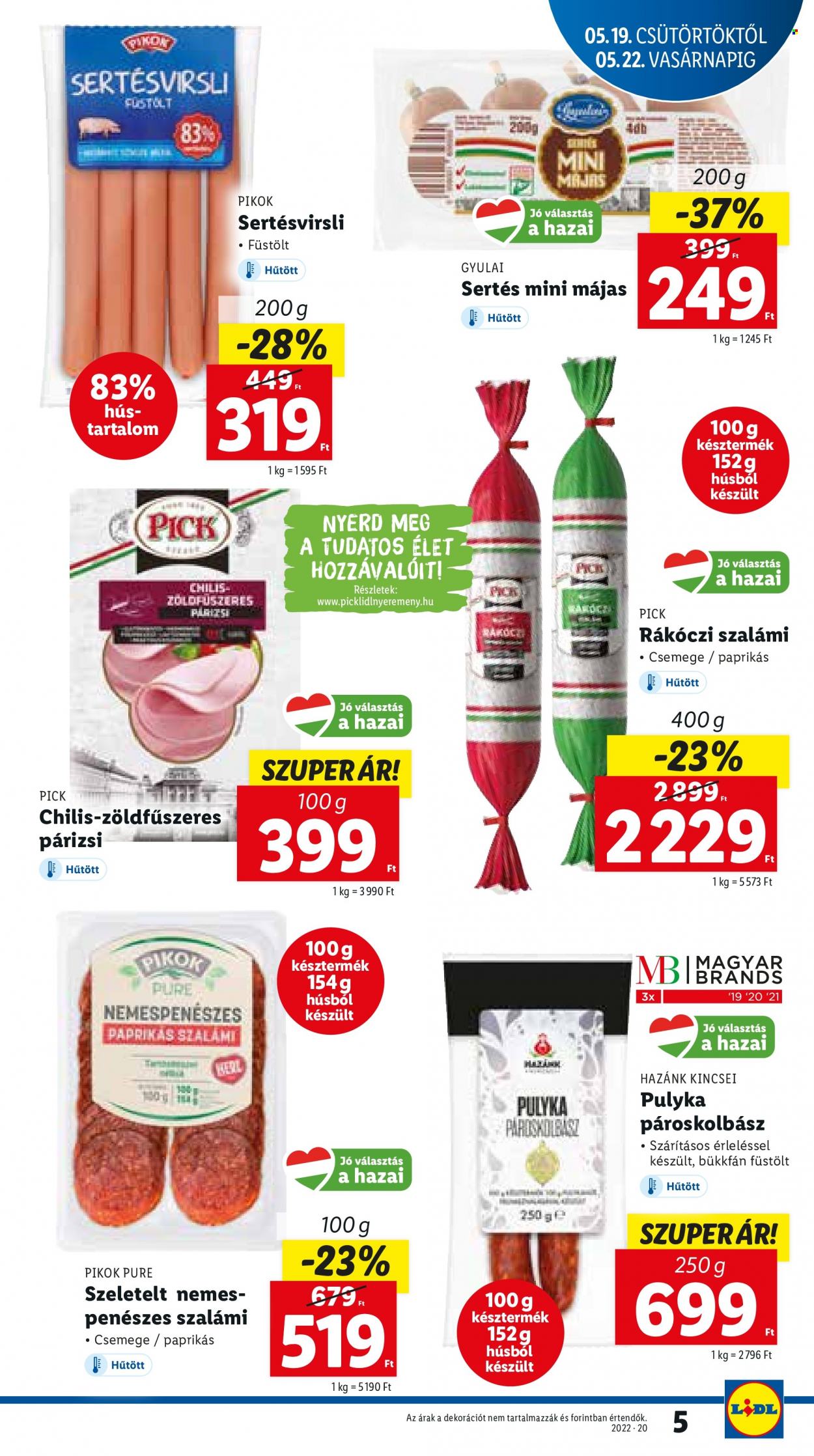 Lidl akciós újságok - 2022.05.19 - 2022.05.25. Oldal 5