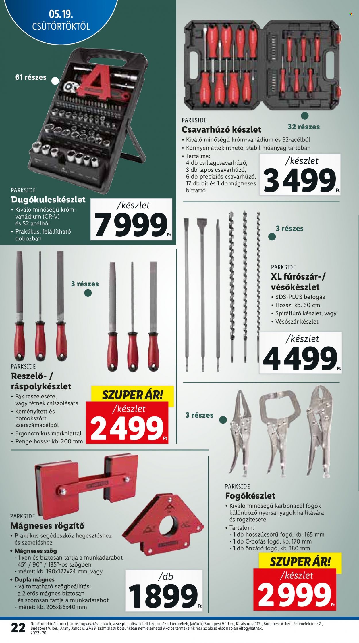 Lidl akciós újságok - 2022.05.19 - 2022.05.25. Oldal 22