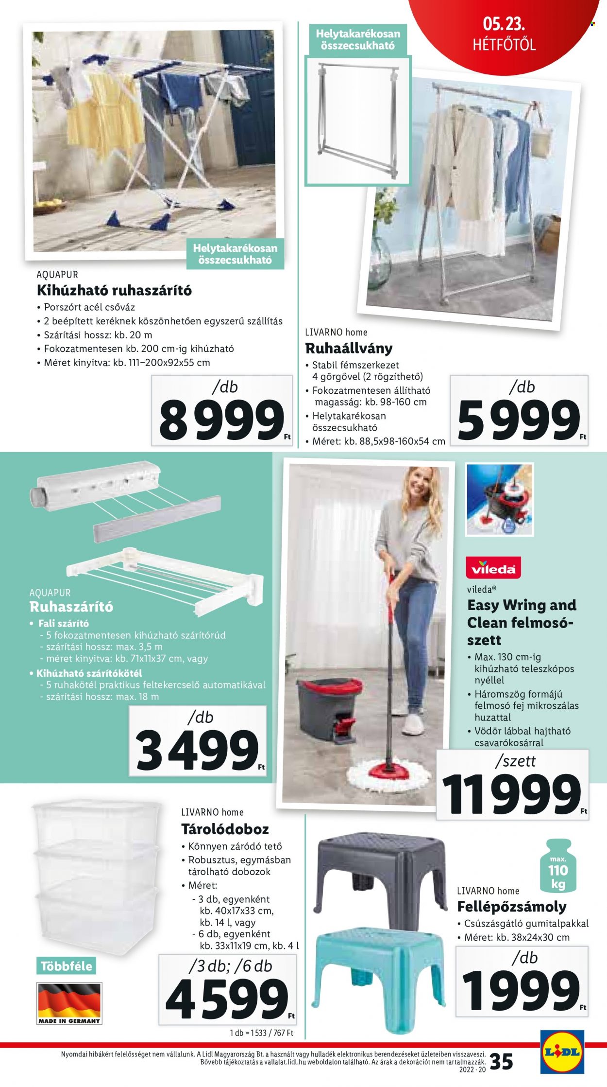Lidl akciós újságok - 2022.05.19 - 2022.05.25. Oldal 35