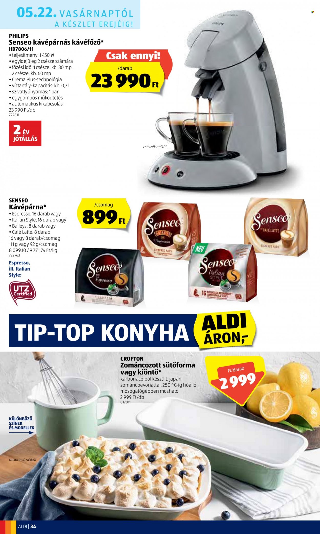 Aldi akciós újságok - 2022.05.19 - 2022.05.25. Oldal 34