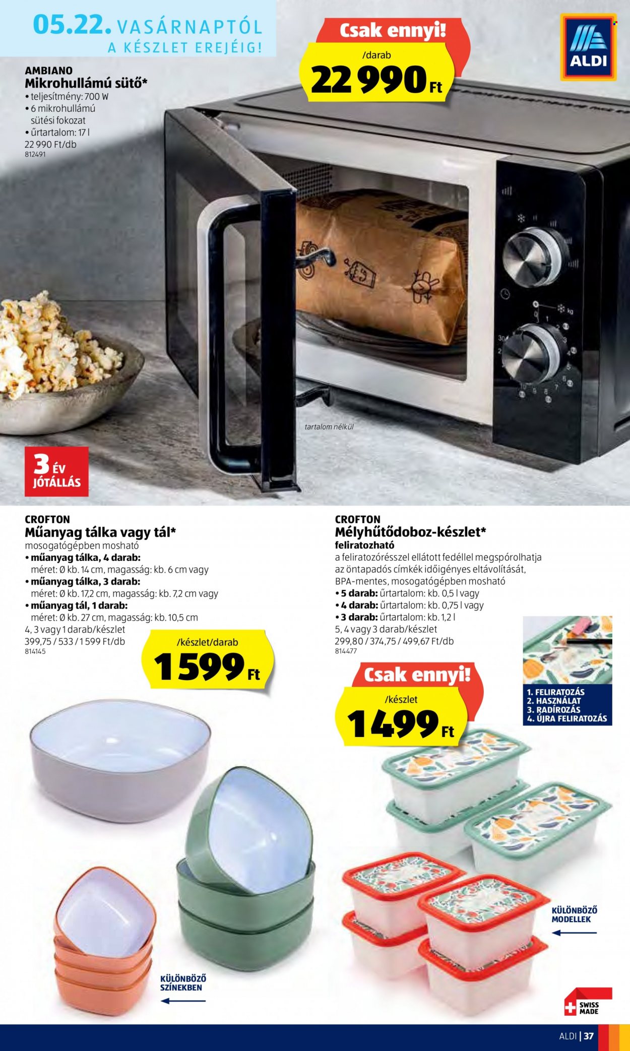 Aldi akciós újságok - 2022.05.19 - 2022.05.25. Oldal 37