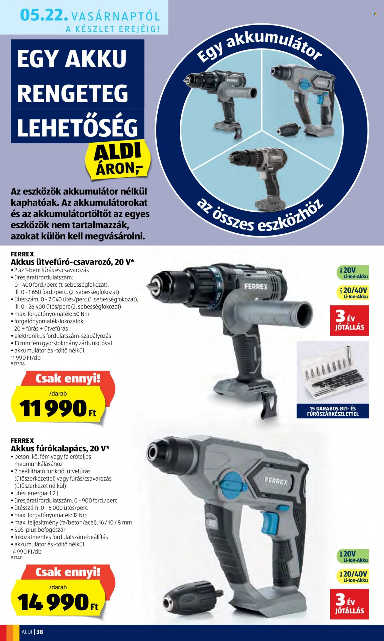 Aldi akciós újságok - 2022.05.19 - 2022.05.25. Oldal 38
